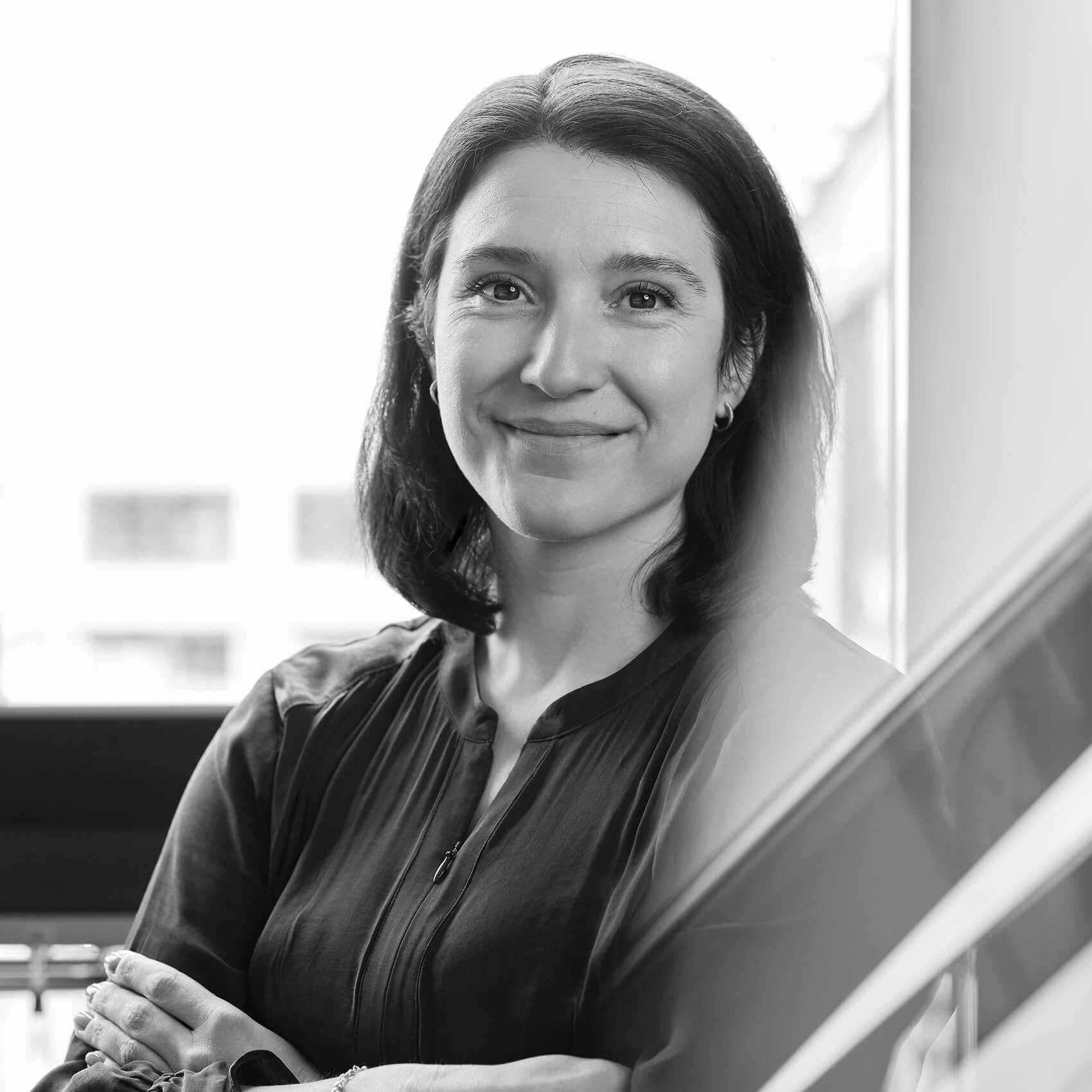 Francis Bendel, Leiterin Auftragsverwaltung und Rekrutierung Portraitbild von Francis Bendel, Position: Leiterin Auftragsverwaltung und Rekrutierung